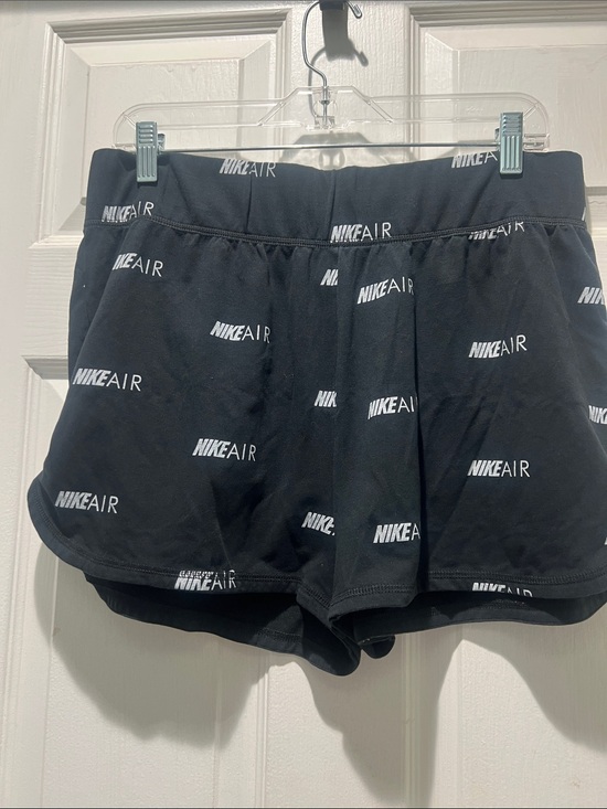 Nike Pants - Nike Black NIKEAIR Allover Logo Athletic Shorts